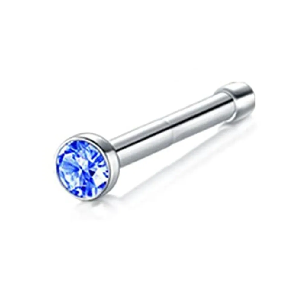 Кольца для пирсинга носа 20 Калибр шпильки бриллиантовые серьги ювелирные