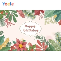 summer tropical backdrops flowers baby happy birthday party banner portrait photo backgrounds customized photocall photo studio