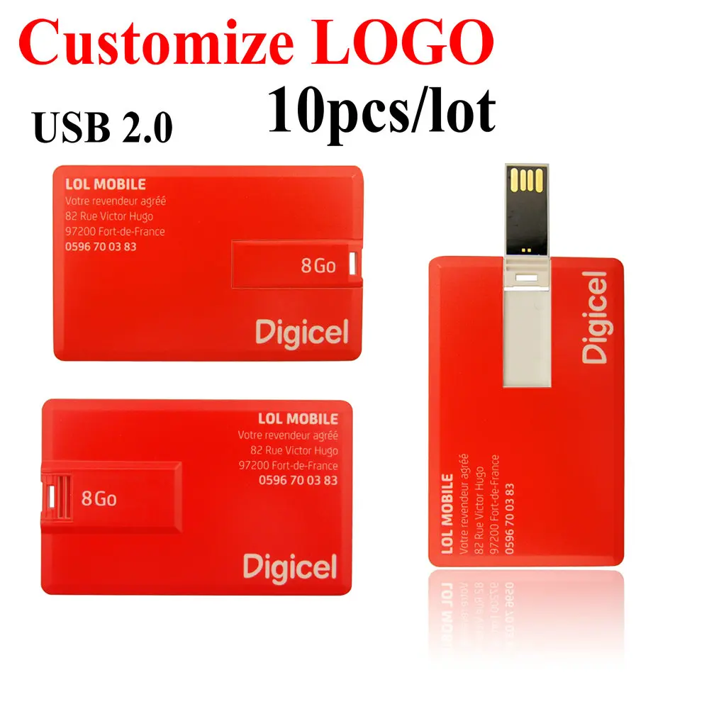 10 шт./лот логотип Бесплатная Настройка карты Usb флэш накопитель USB 2 0 4 ГБ 8 16 32 128 Мб