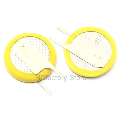 

Original 2pcs/lot 2-Pin CR1220 3V Battery with Welding Feet Conventional Horizontal Customized BIOS 1220 Coin Batteries
