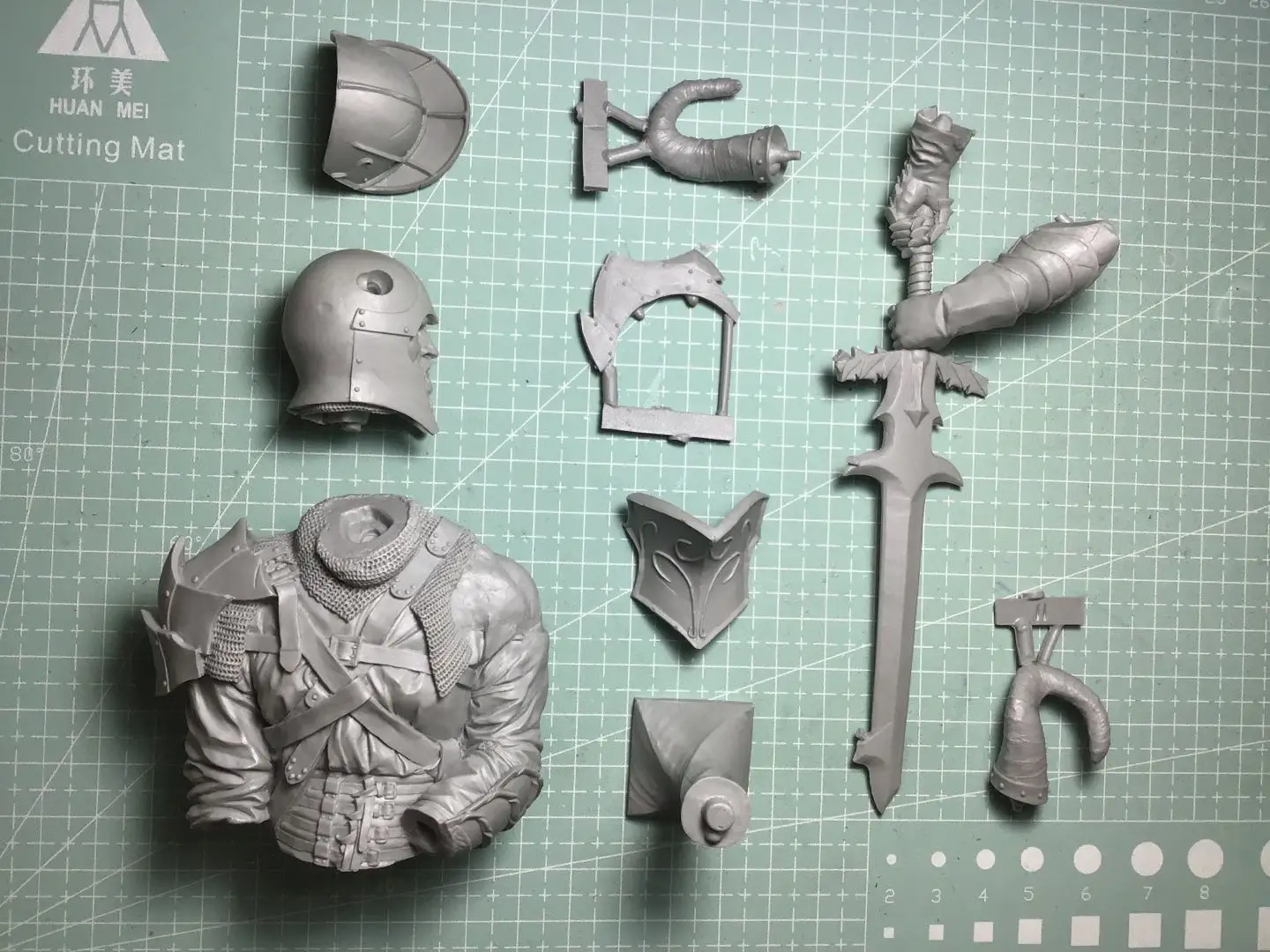 Modelo de busto GK de resina 1/9, kit sin montar y sin pintar-5