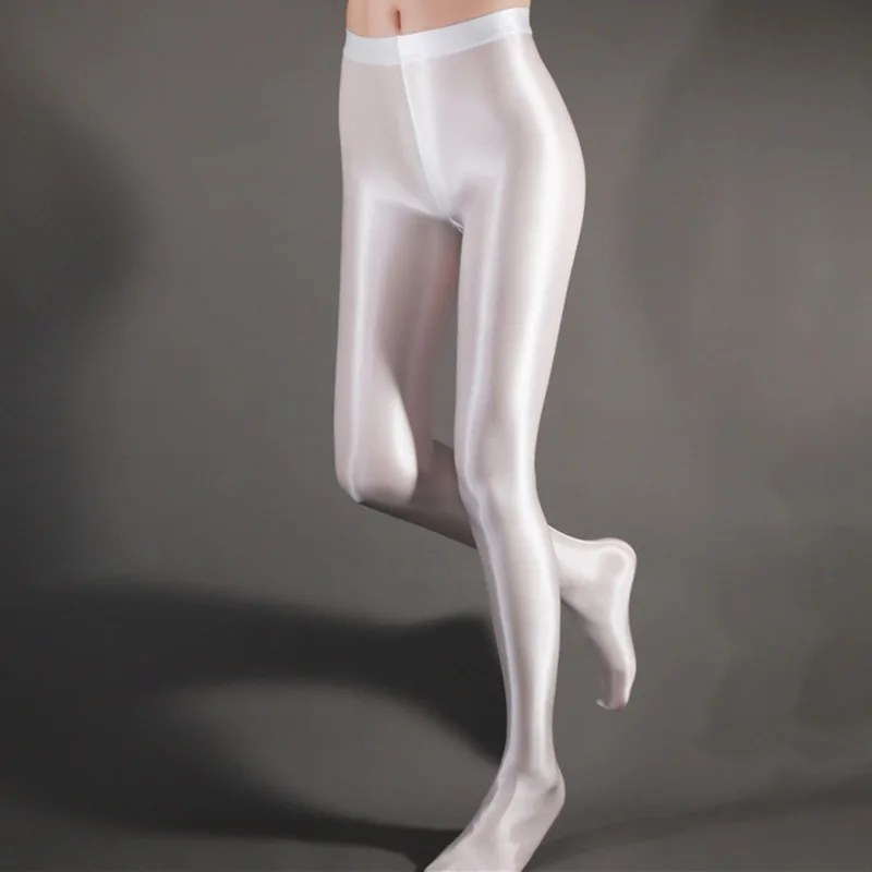 Прозрачные глянцевые колготки леггинсы для йоги Женские Бесшовные штаны фитнеса