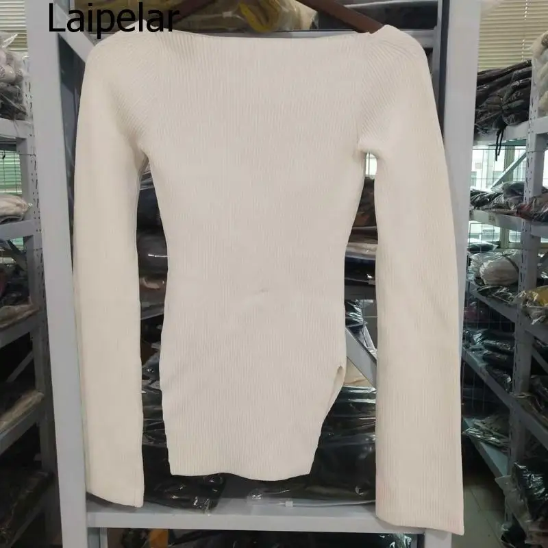 2020 новая весенне-летняя модная женская одежда кашемировый пикантный пуловер с