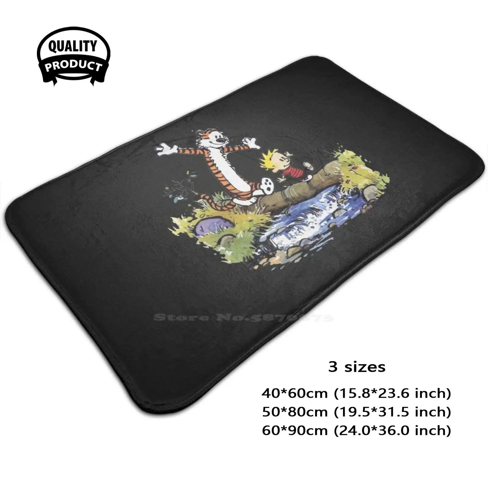 2349 мягкий коврик для дома двери Женский комикс Забавный милый тигр Билл уттерсон