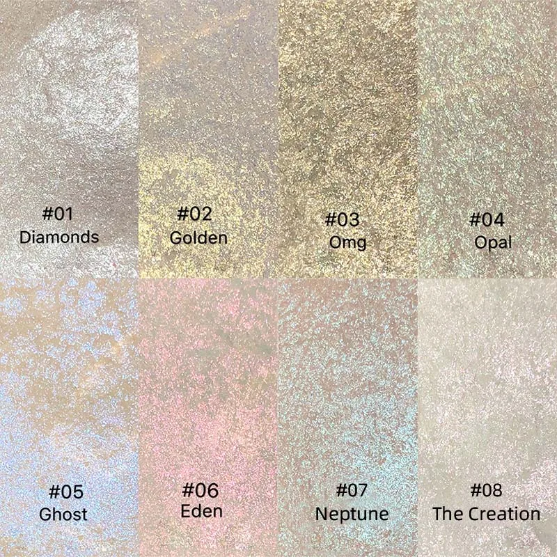 Блестящий Хайлайтер для макияжа бронзер палитра блестящее лицо светящееся