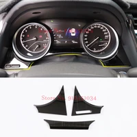 for toyota camry 2018 2019 stainless steel interior dashboard decorative frame cover trim car decor styling accessories 3pcs