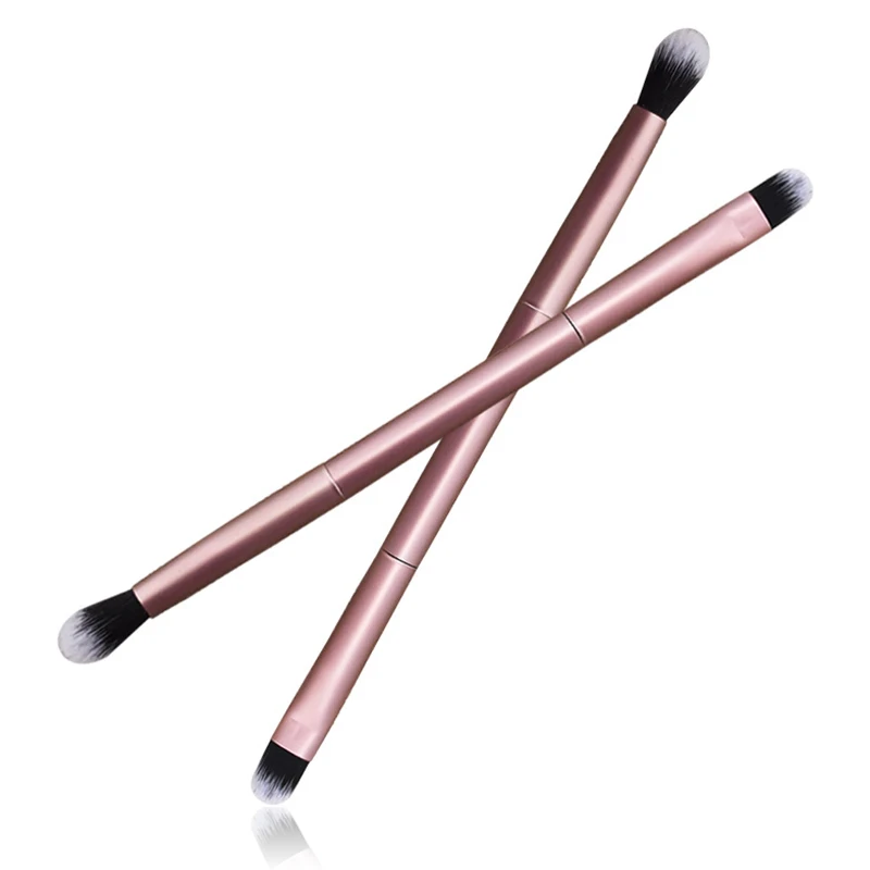 

1Pcs Multi-functional Doubled Ended Eyeshadow Eye Shadow Makeup Cosmetic Brush Tool Champagne Gold Eye Shadow Makeup Beush