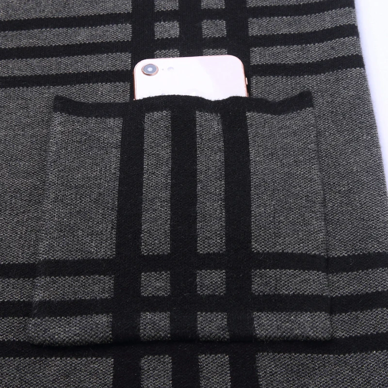 

Korean Knitted Sweater Jacket 2020 New Fashion European American Style Street Cool Hiphop Trend Male Temperament Cardigan Jacket