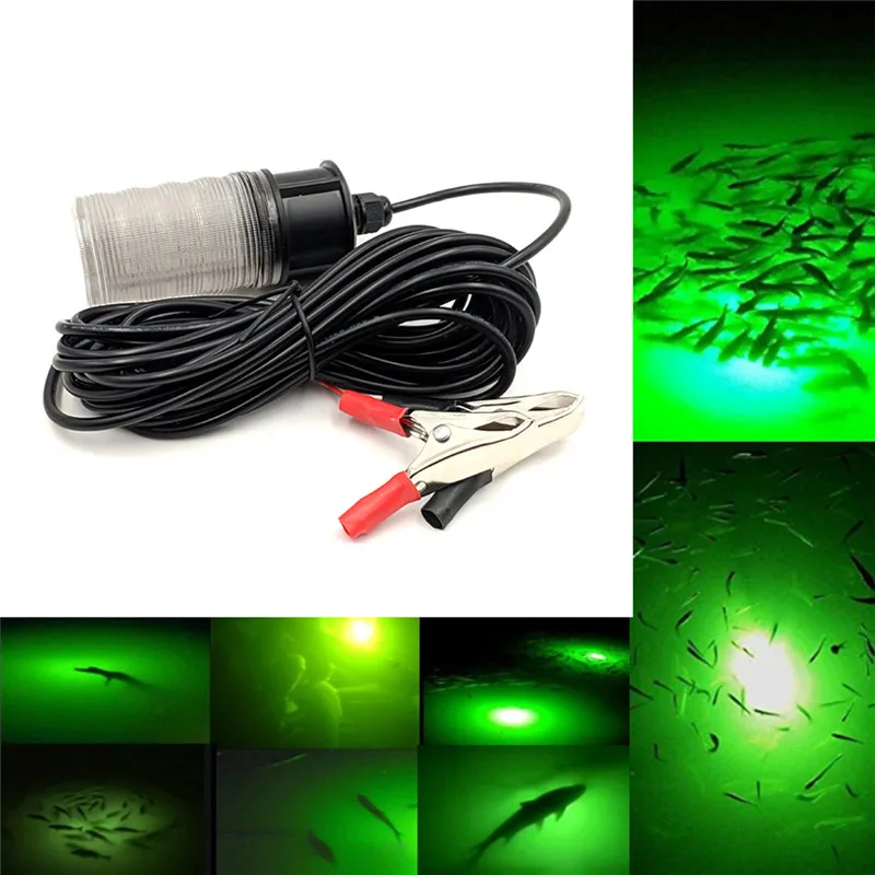 Горячий светильник для обнаружения рыбы лодка рыболовный глубоководный