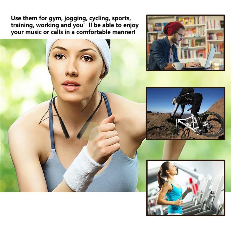 

L3 Wireless Bluetooth 4.2 sports headphones stereo HIFI Bass Noise reduction portable Earphones for iPhone Android phone Headset