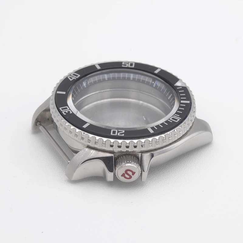 41mm Seiko Watch Case SKX007 SKX009 Case with Steel ring fit 4R35 4R36 NH35 NH36 Movement Fashion bezel Case Sapphire Glass enlarge