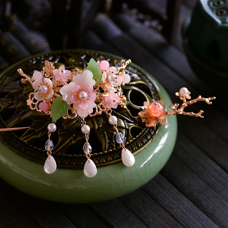 Украшение для волос NiuShuya в китайском стиле с кристаллами украшение классической