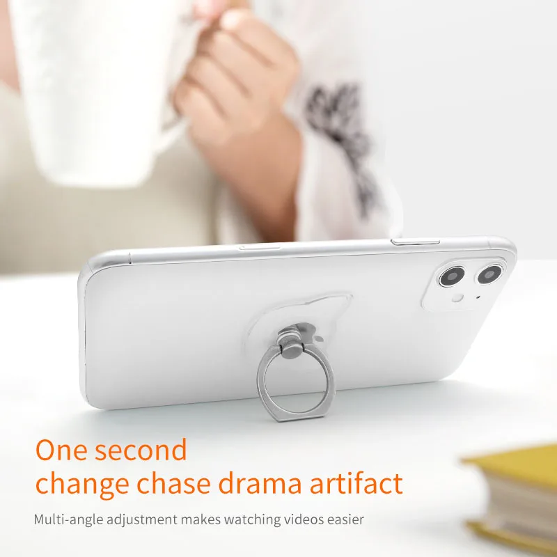 Finger Ring Mobile Phone Smartphone Stand Holder For iPhone XS Huawei Samsung cell Smart Round Phone Ring holder Car Mount Stand