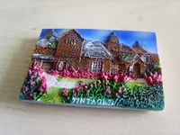british tintagel castle tourism memorial fridge magnet