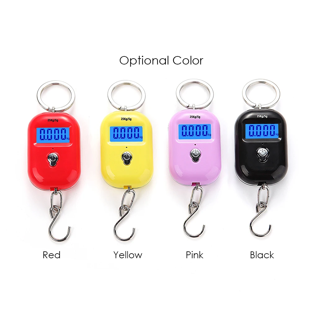 WeiHeng Luggage Scale Kitchen Baking Tool Digital for Fishing Travel Weighting Steelyard Hanging Electronic Hook | Дом и сад