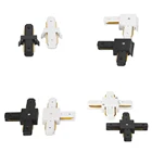 Светодиодный Трековый светильник, двухфазный рельсовый светильник, прямой L-образный разъем для трекового светильника