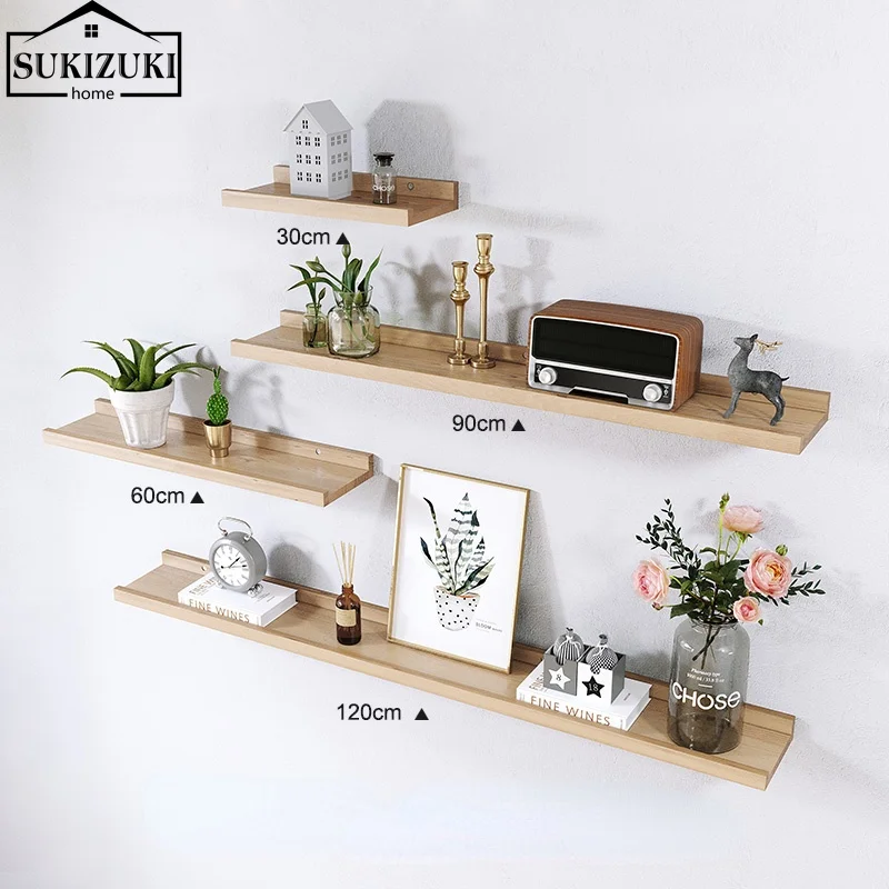 

Natural Wood Accessories Modern Pine Wall Corner Shelves Kitchen Wall Shelf Shower Shampoo Storage Rack Home Decoration