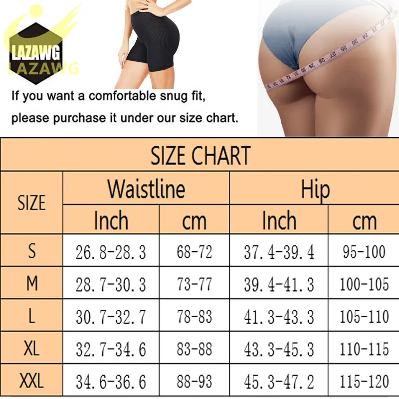 LAZAWG  Butt Lifter Enhancer Shapewear Panties Padded Butt Hip Enhancer Shaper Panties Underwear Thigh Slimmer  Shorts Seamless