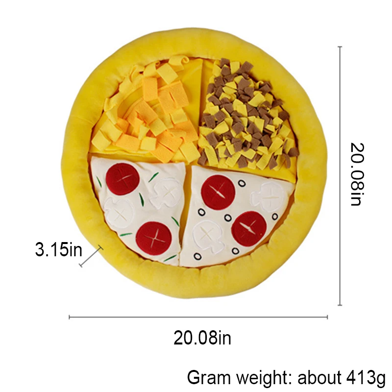 Игрушки для домашних животных собак коврик поиска пиццы со скрытой едой