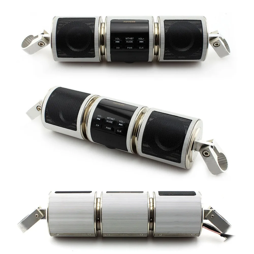 Bluetooth водонепроницаемый динамик мотоцикла стерео 7/8 1 25 дюймов Mp3 плеер с