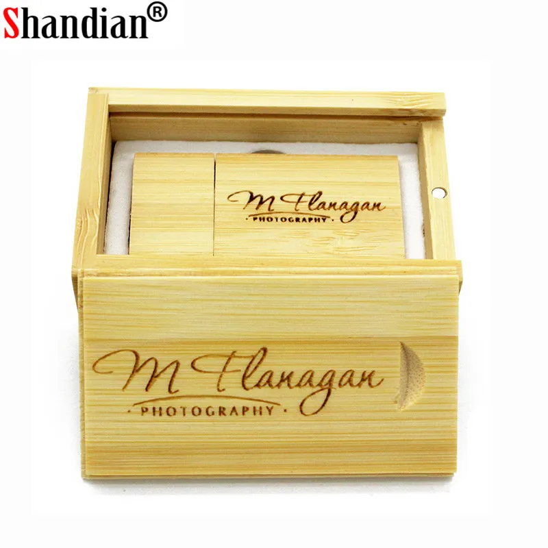 Usb флеш накопитель SHANDIAN деревянный с логотипом на заказ 4 64 Гб|wooden usb|pendrive 4gbmemory stick