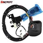 Переключатель круиз-контроля 84632-34011 84632-34017 84632-0F010 45186-47030-C0, чехол на руль, черный, темно-серый, для Toyota Prius