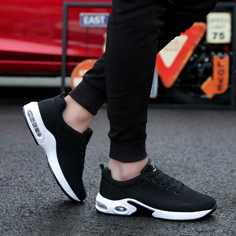 

Men Tennis Shoes 2019 Tenis Masculino Outdoor Jogging Air Cushion Sport Shoes Light Athletic Fitness Male Sneakers Zapatillas