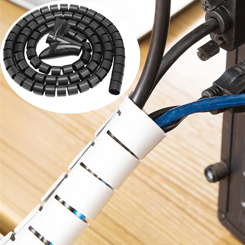 Органайзер для кабельной обмотки спиральная трубка устройство намотки кабеля