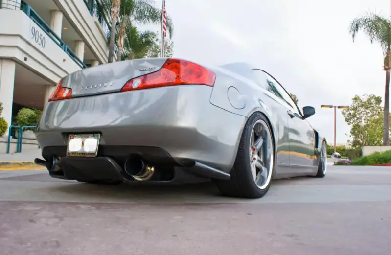 Склад США для Nissan 03 08 Z33 350z Infiniti G35 Coupe 2D JDM TS Style задний диффузор из углеродного