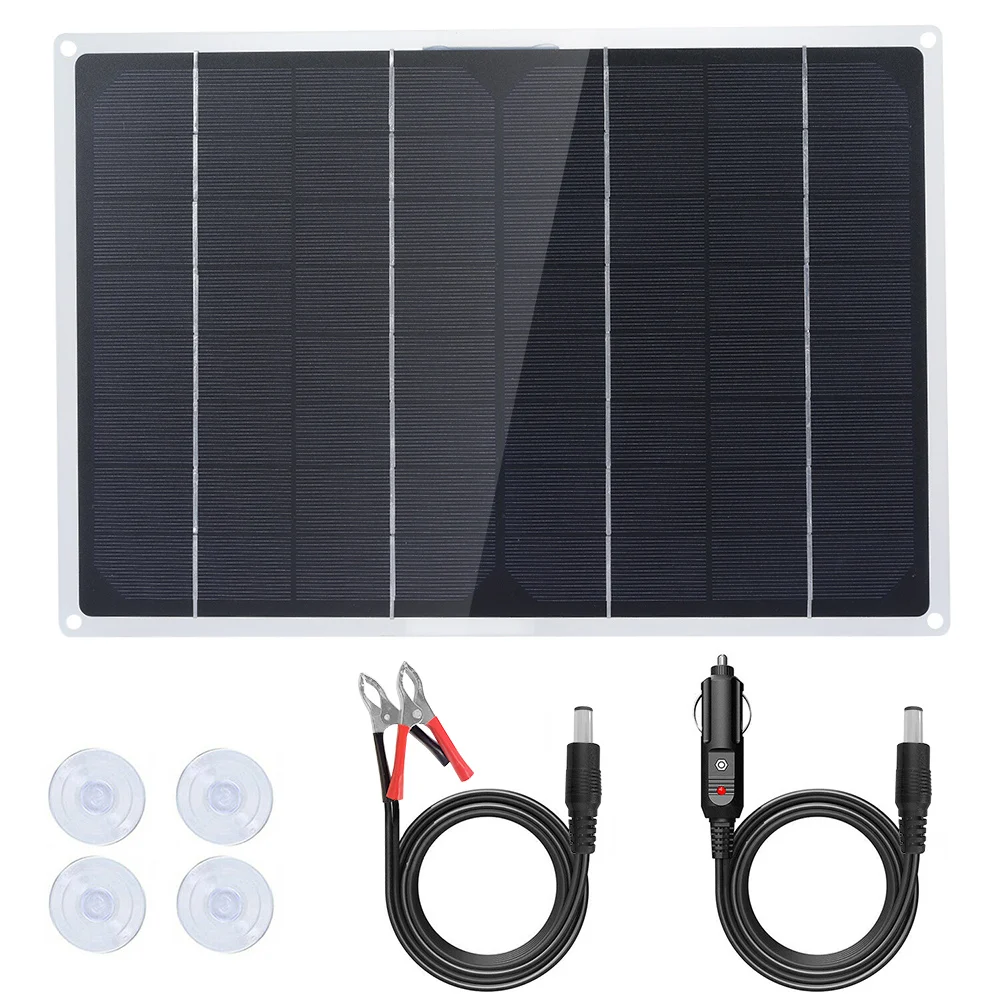 

18VDC solar panel mobile power USB+DC+ TPYE-C efficient solar trailer outdoor mini solar cell phone charger portable