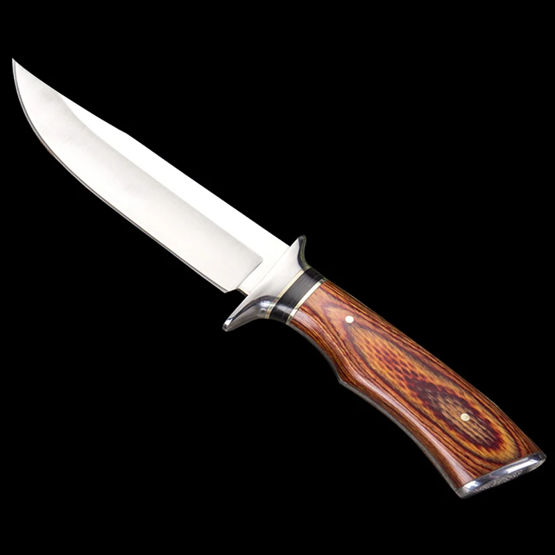 DuoClang высокопрочный нож для выживания на открытом воздухе полный охоты 5Cr13Mov