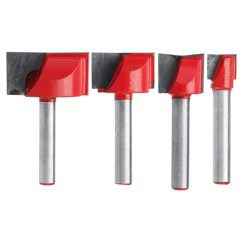 Набор фрез по дереву комплект из 4 моющих насадок для гравировки 10/15/22/30 мм|Фреза| |