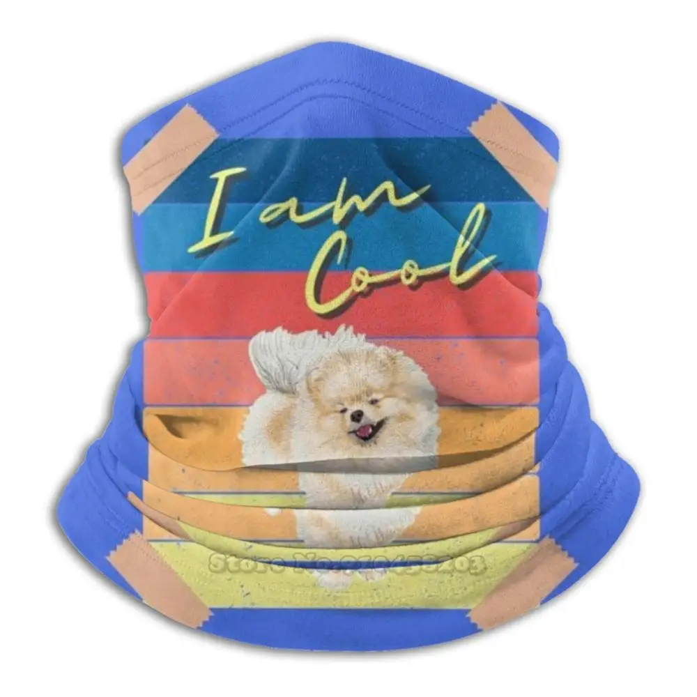 

Крутой шарф-бандана в померанском стиле I Am, обогревающая повязка на шею, велосипедная маска Havefun43, забавный Померанский классный Померански...