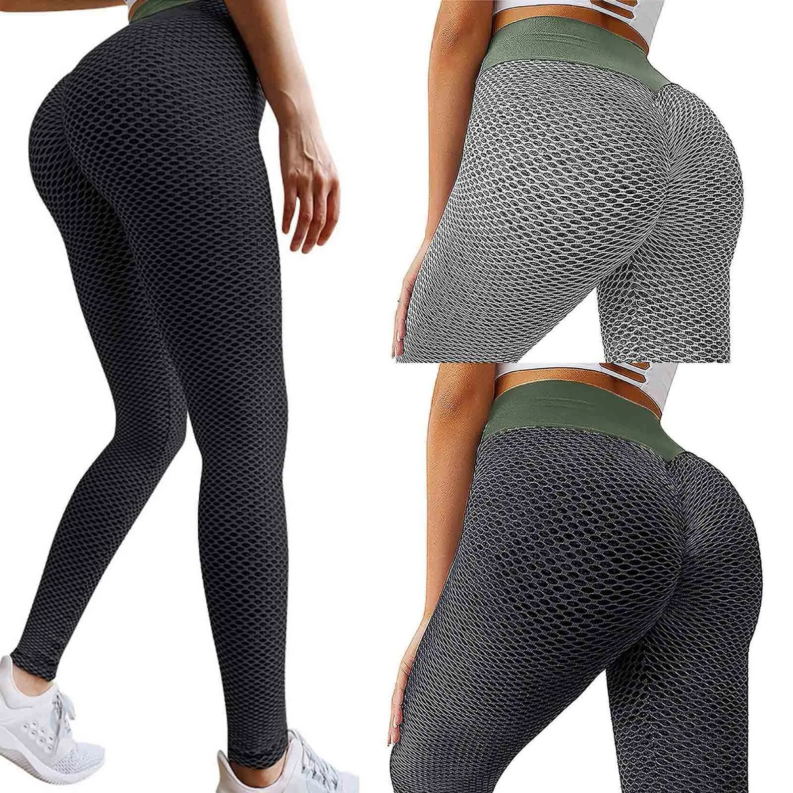 

Yoga Pants Womens Plus Size Stretch Yoga Leggings Fitness Running Gym Sports Full Length Active Pants Leggings Fitness Pants
