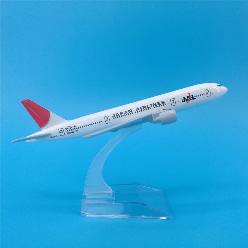 16 см Japan Airlines Boeing 777 статическая твердая металлическая модель самолета коллекция