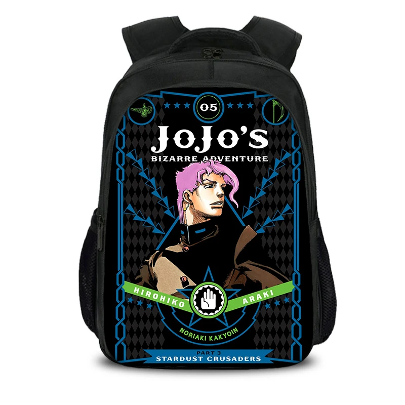 Janpan стильный прочный рюкзак для мальчиков подростков Killer queen JOJO 3D принт начальной