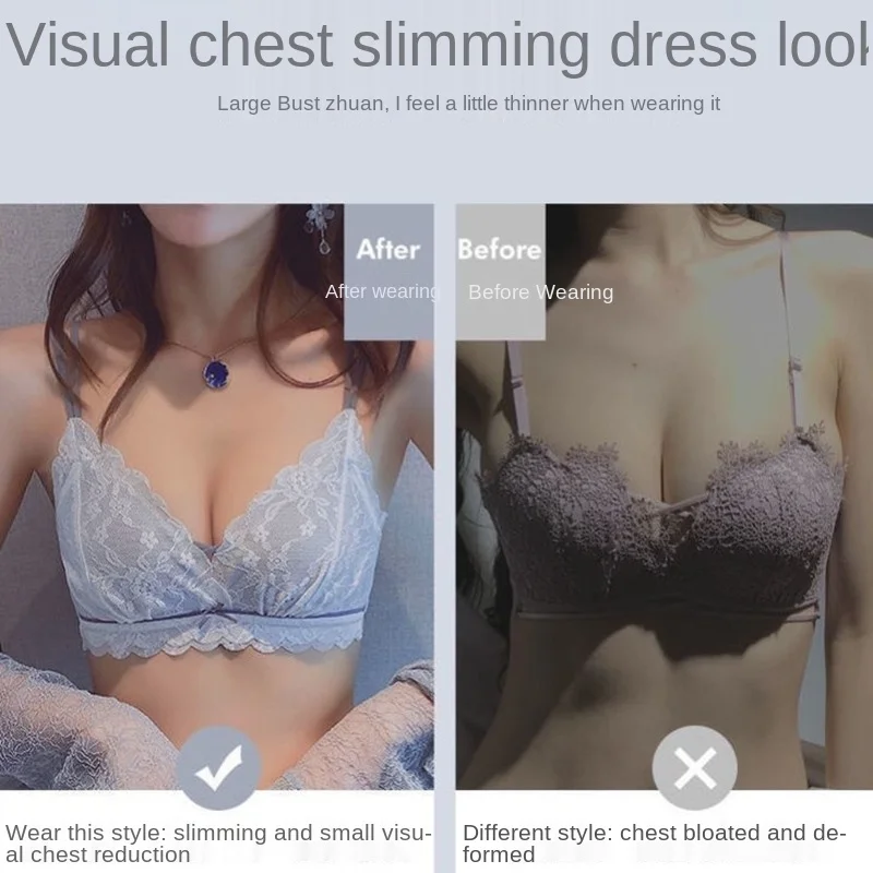 Japanese  Bra Briefs Set Sexy Lace Underwear Fashion Push Up Comfort Brassiere Female No Steel Ring Small Chest Sexy Lingerie