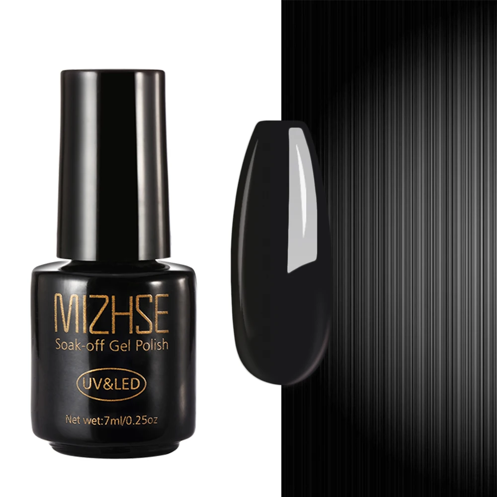 YH002 MIZHSE Гель-лак для ногтей масло Esmalte Permanente гель UV Y Led Gellak Фиолетовый Белый Черный чистый цветной Гель-лак для ногтей основа для ногтей - Цвет: YH002