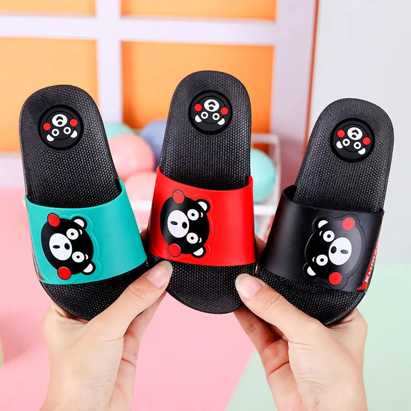 

Top Quality Cute Kids Slippers Cartoons Baby Home Slippers Children Breathable Non-slip Boys Girls Shoes 2021 New Toddler Shoes
