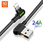 USB-кабель Mcdodo 2,4 А для быстрой зарядки iPhone 13 12 11 Pro Max Xs Xr X 8 7 6s 6 Plus iPad Air mini