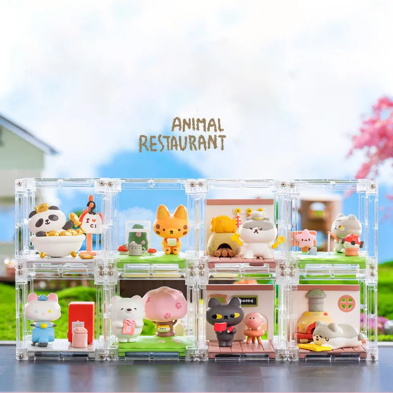 

Animal Restaurant Blind Box Toys Game Figure Action Caja Sorpresa Mystery Box Surprise Guess Bag Model Birthday Gift for Girls