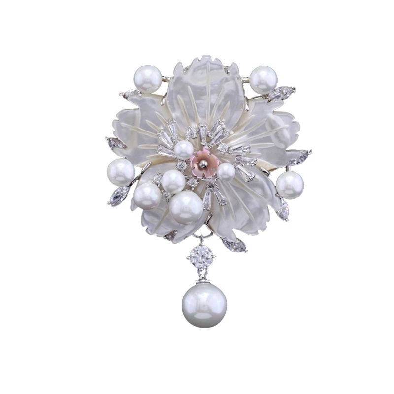 

Rose Brooches for Women Vintage Fashion Style Elegant Wedding Pins Party Brooch Upscale atmosphere