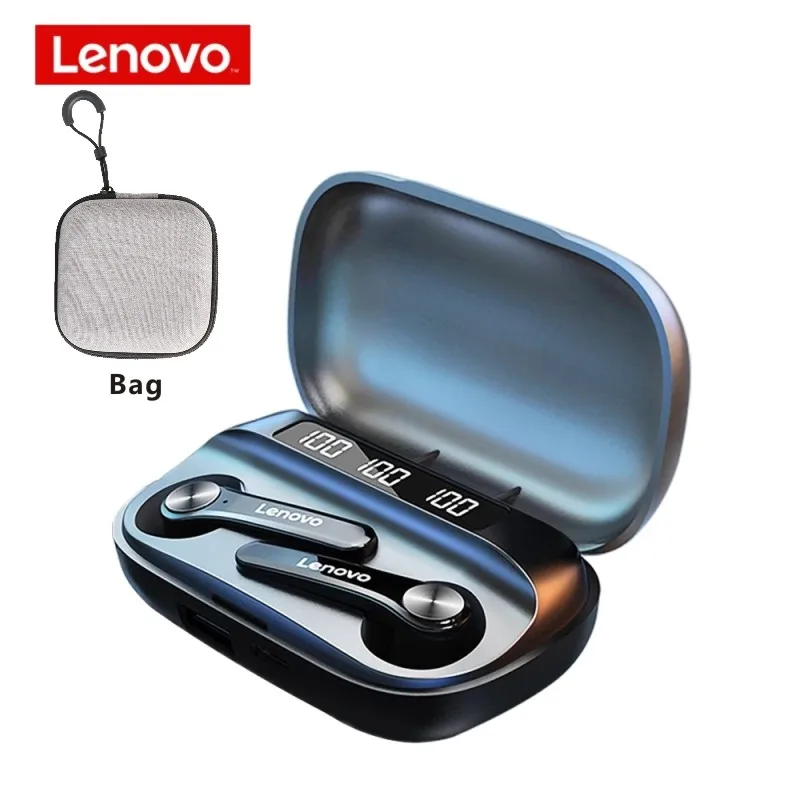

Оригинальные беспроводные наушники Lenovo QT81, Bluetooth 5,0, игровая гарнитура с управлением ии, стерео бас с микрофоном, шумоподавление