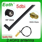 Антенна EOTH 12 шт., 2,4 ГГц, 5 дБи, sma, Wi-Fi, 2,4 ГГц