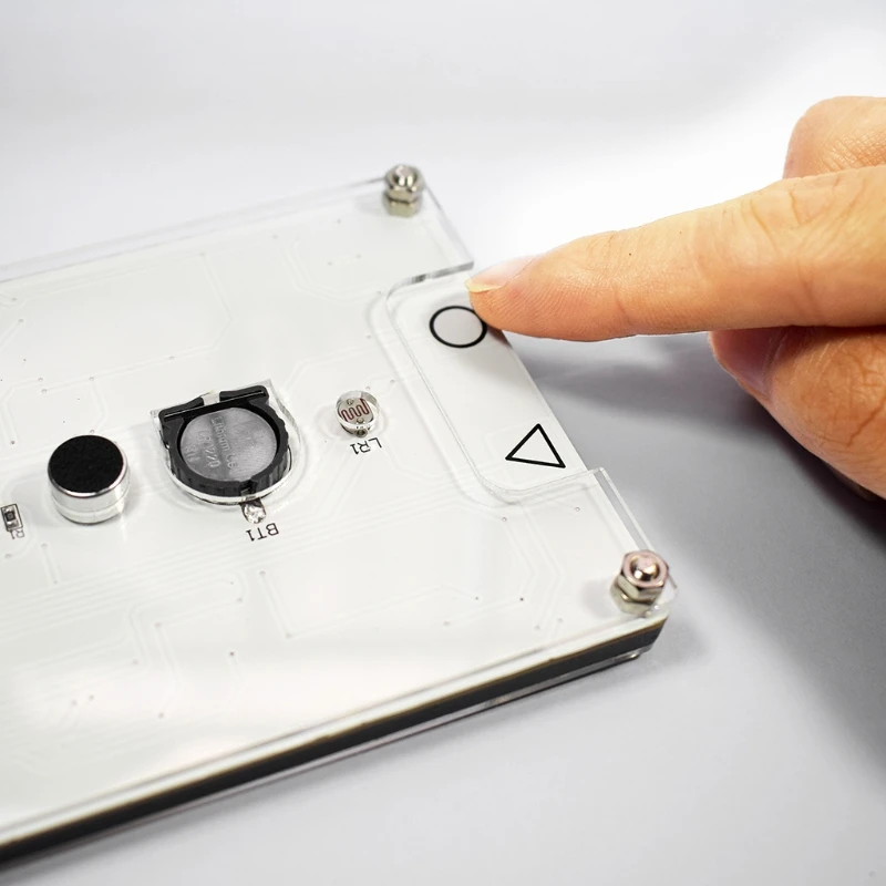 Большой дюймовый Радужный цвет цифровой трубки DS3231 часы DIY kit с настраиваемым