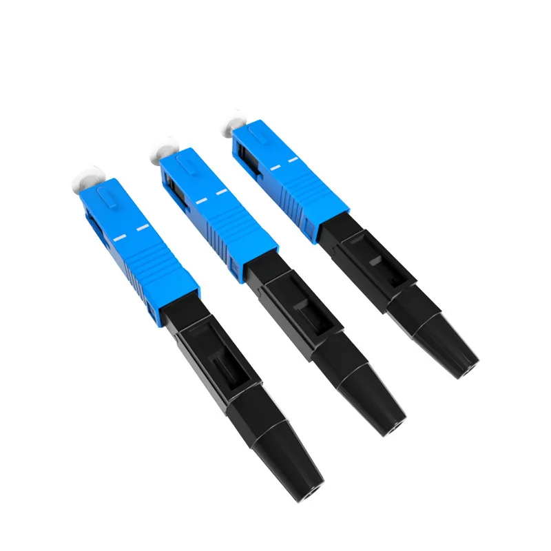 Ftth Fast Fiber Optic Connector SC UPC connector Single-Mode Patch Cord Tools Accessories High Quality Wholesale 100PCS/Lot