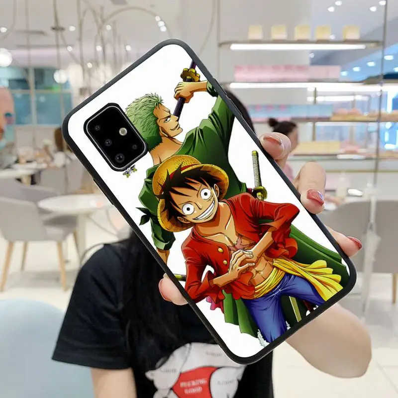 

Anime Luffy Sauron Phone Case For Samsung A6 A7 A8 A10 A11 A20 A21 A30 A31 A40 A50 A70 A80 A91 Plus S E Cover
