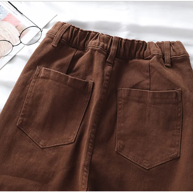 Women Plus Size Streetwear Extra Long Boyfriend Army Green Casual Denim Cargo Pants 7XL Elastic Waist Joggers Big Pocket Trouser | Женская