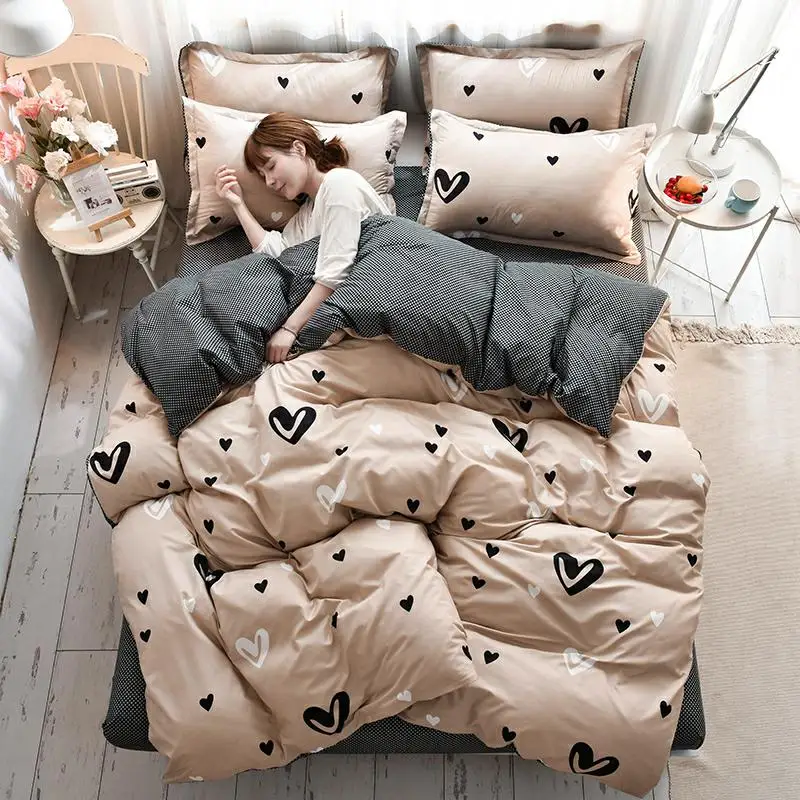 

Girl Boy Kid Bed Cover Set Cartoon Duvet Cover Adult Child Bed Sheets And Pillowcases Comforter Bedding Set 2TJ-61005