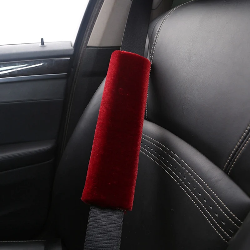 Накладки на чехол для ремня безопасности мягкие плюшевые накладки ремень